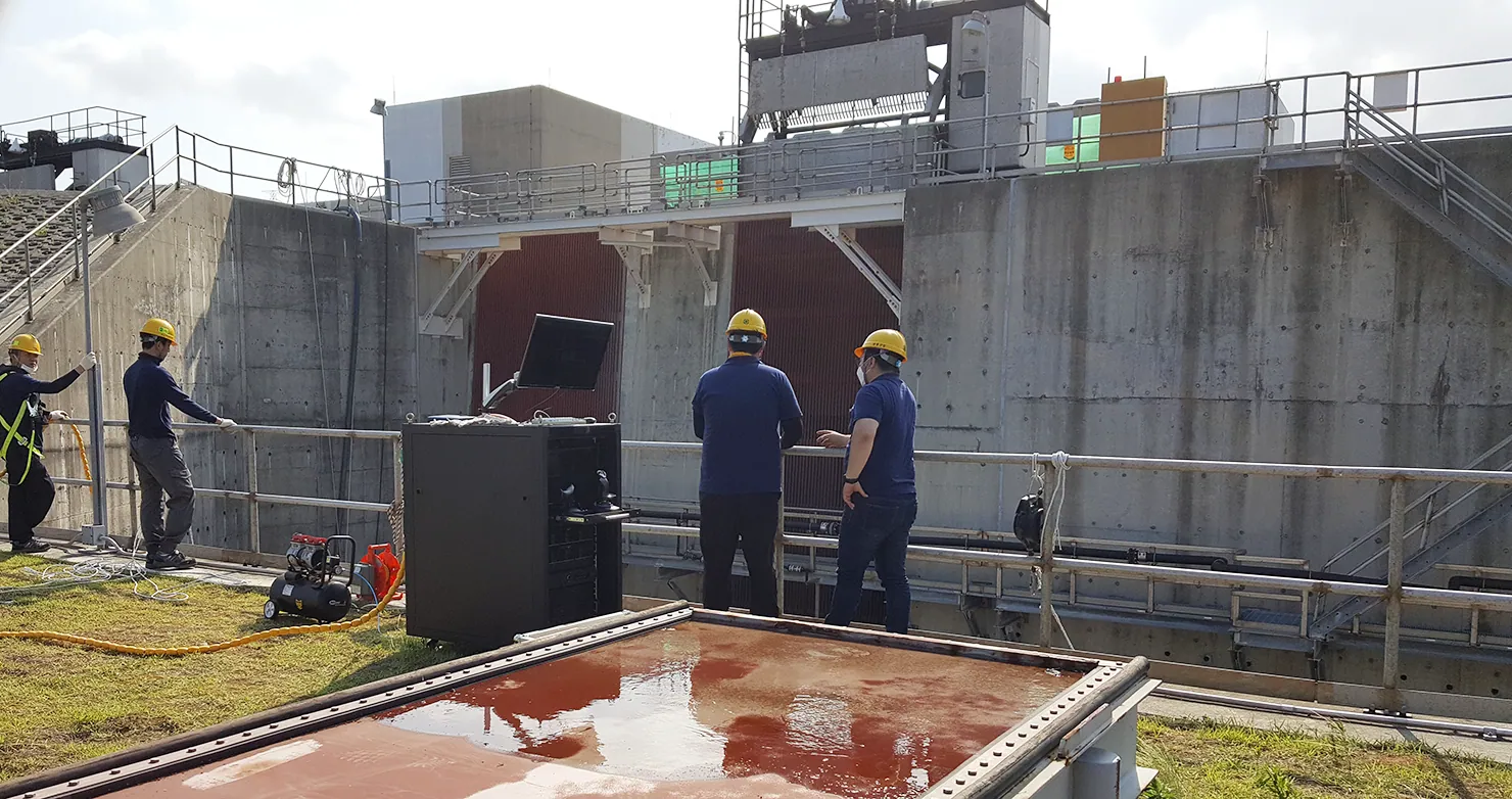 On-site inspection work