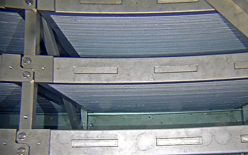 Visual inspection of the refueling water storage tank and related accessories in the reactor building