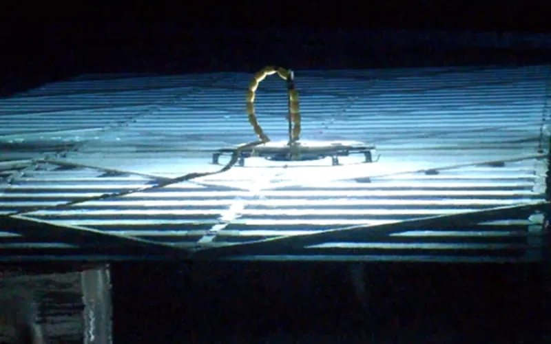 Visual inspection of the refueling water storage tank and related accessories in the reactor building